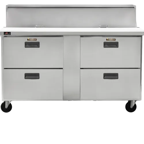 Traulsen Traulsen CLPT-6016-DW 60.25'' 4 Drawer Refrigerated Sandwich / Salad Prep Table with
