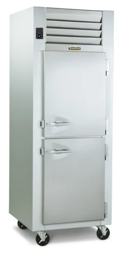 Traulsen G10101 29.88'' 24.2 cu. ft. Top Mounted 1 Section Solid Half Door Reach-In Refrigerator