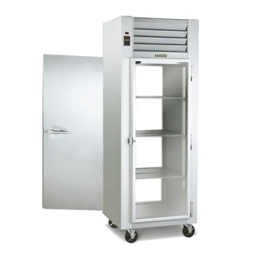 Traulsen G17014P 29.88'' 25.29 cu. ft. 1 Section Solid Door Pass-Thru Refrigerator