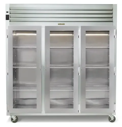 Traulsen RHF332W-FHG Spec-Line 3 Section 3 Glass Door Reach-In Heated Holding Cabinet - 79.0 cu. ft., 115/208-240 Volts