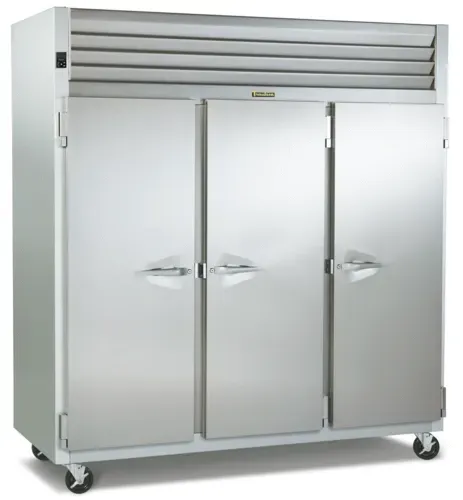 Traulsen RHF332W-FHS Spec-Line 3 Section 3 Solid Door Reach-In Heated Holding Cabinet - 79.0 cu. ft., 115/208-240 Volts