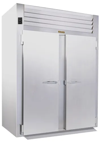 Traulsen RIF232L-FHS 68" Top Mounted 2 Section Roll-in Freezer with 2 Left/Right Hinged Solid Doors - 74.3 cu. ft.