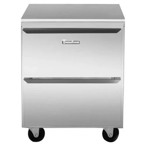 Traulsen Traulsen UHT27-D-SB 27'' 1 Section Undercounter Refrigerator with 2 Drawers and Front Breathing Compressor