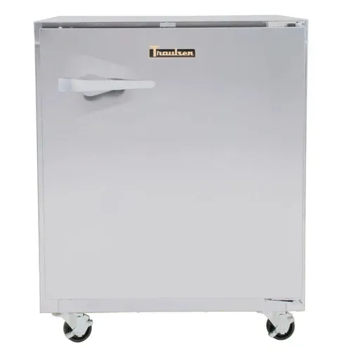 Traulsen Traulsen UHT27-R-SB 27'' 1 Section Undercounter Refrigerator with 1 Right Hinged Solid Door and Front Breathing Compressor