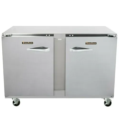 Traulsen Traulsen ULT48-LR 48'' 2 Section Undercounter Freezer with 2 Left/Right Hinged Solid Doors and Front Breathing Compressor