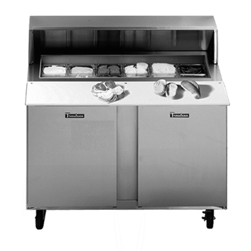 Traulsen UPT3212R0-0300-SB Compact Prep Table Traulsen UPT3212R0-0300-SB Compact Prep Table