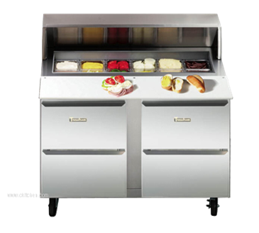 Traulsen UPD7224DD-0300 Compact Prep Table Traulsen UPD7224DD-0300 Compact Prep Table