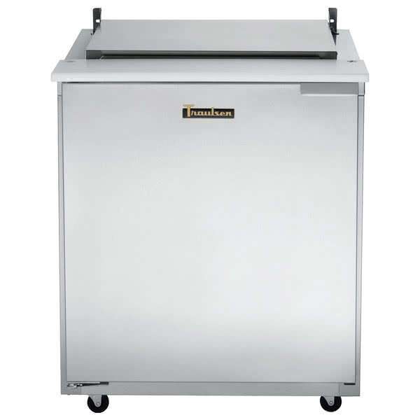 Traulsen UST3212-R-SB 32'' 1 Door Counter Height Refrigerated Sandwich / Salad Prep Table with Mega Top