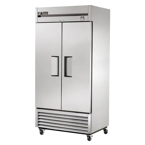 True Mfg. - General Foodservice TS-35F-HC 39.5'' 35.0 cu. ft. Bottom Mounted 2 Section Solid Door Reach-In Freezer