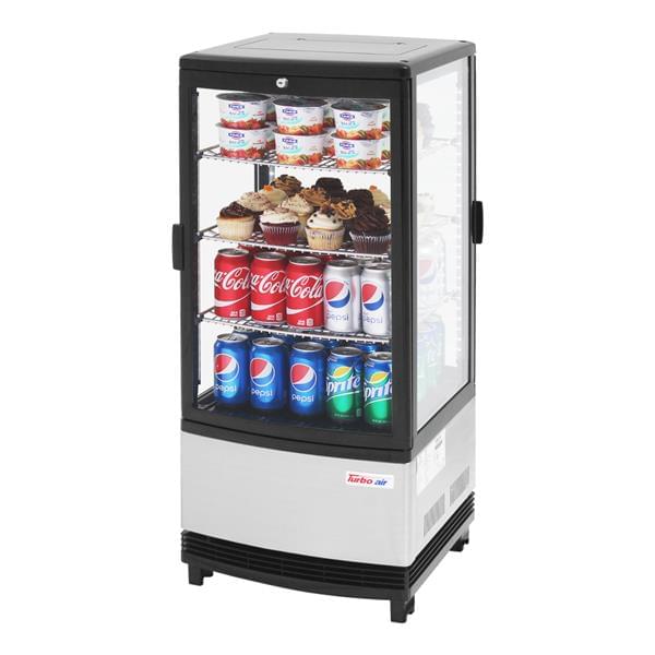 Turbo Air CRT-77-2R-N Diamond Glass Merchandiser Turbo Air CRT-77-2R-N Diamond Glass Merchandiser