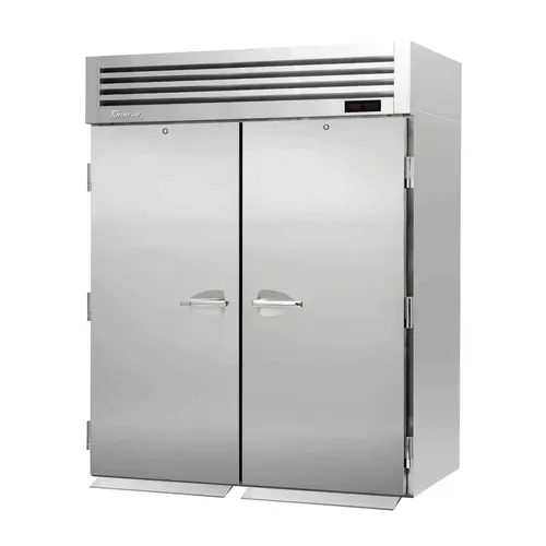Turbo Air PRO-50H-RI PRO Series 75.59 cu. ft. 2 Section Solid Door Roll-In Heated Cabinet, Stainless and Galvanized Steel - 115/208 Volts, 66.88"W x 37.75"D x 84.25"H