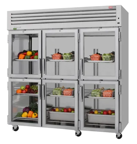 Turbo Air PRO-77-6R-G-N 
 77.75'' 

 
 Section 

 Door 
Reach-In Refrigerator