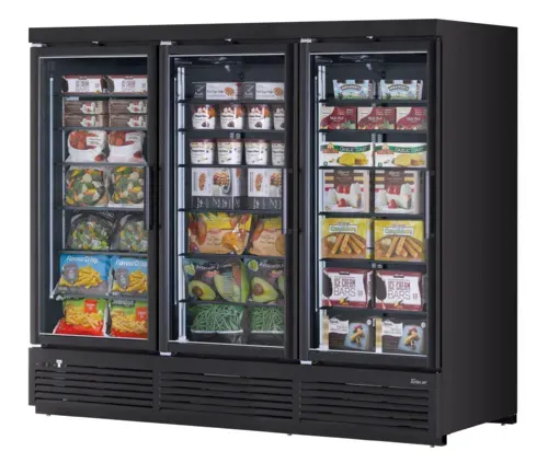 Turbo Air Turbo Air TJMF-85SDW(B)-N Super Deluxe Glass Merchandiser Freezer