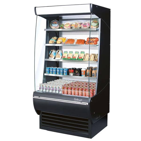Turbo Air TOM-36DXB-N Extra Deep Vertical Open Display Merchandiser Turbo Air TOM-36DXB-N Extra Deep Vertical Open Display Merchandiser