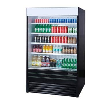Turbo Air TOM-36EB-N 11 Cu. Ft. Vertical Air Curtain Merchandiser Turbo Air TOM-36EB-N 11 Cu. Ft. Vertical Air Curtain Merchandiser