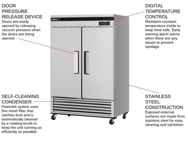turbo air deluxe refrigerator