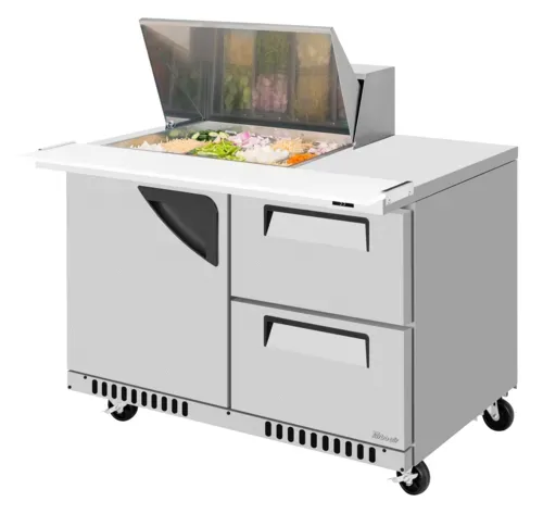 Turbo Air Turbo Air TST-48SD-12M-D2R(L)-FB-N Super Deluxe Series/Prep Table Workstation