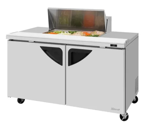 Turbo Air Turbo Air
TST-60SD-08SM-N
 60.25'' 
 


Refrigerated Sandwich / Salad Prep Table
with