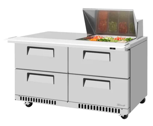 Turbo Air Turbo Air TST-60SD-12M-D4-FB-N(-LW) Super Deluxe Series/Prep Table Workstation