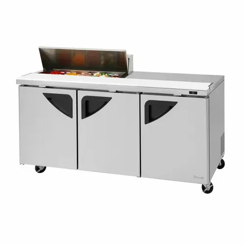 Turbo Air TST-72SD-10S-N(-LW) 72.63'' Refrigerated Sandwich / Salad Prep Table with