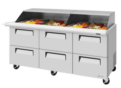 Turbo Air Turbo Air TST-72SD-30-D6-N-SL Super Deluxe Sandwich/Salad Mega Top Unit with