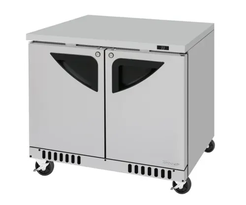 Turbo Air Turbo Air
TUR-36SD-FB-N
 36.25'' 
 Section
Undercounter Refrigerator with





and Compressor