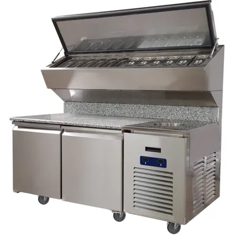 U-Line Commercial U-Line Commercial UCPS572-SS61A 720'' Refrigerated Pizza Prep Table
