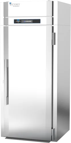 Victory Refrigeration HIS-1D-1 UltraSpec™ Series 33.6 cu. ft. 1 Section Solid Door Roll-In Heated Cabinet, Stainless Steel - 208-240 Volts, 36.5"W x 36.5"D x 84.25"H