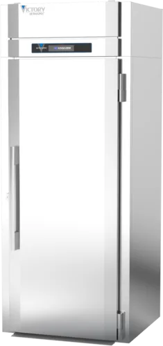 Victory Refrigeration HIS-1D-1-XH UltraSpec™ Series 33.6 cu. ft. 1 Section Solid Door Roll-In Heated Cabinet, Stainless Steel - 208-240 Volts, 36.5"W x 36.5"D x 89.88"H