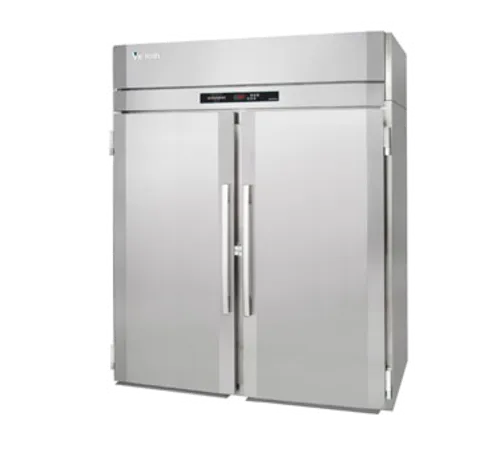 Victory Refrigeration HIS-2D-1-XH UltraSpec™ Series 72.6 cu. ft. 2 Section Solid Door Roll-In Heated Cabinet, Stainless Steel - 208-240 Volts, 68.88"W x 36.5"D x 89.88"H
