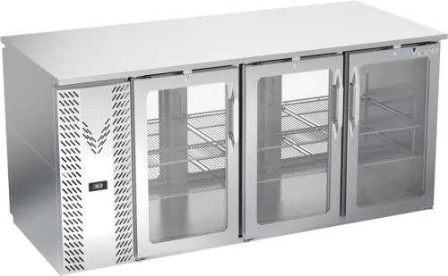 Victory Refrigeration Victory Refrigeration VBB72HC-FG-PT-S Pass-Thru Back Bar Refrigerator