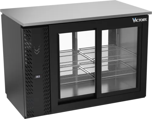 Victory Refrigeration Victory Refrigeration VBBN48HC-F-GS-PT-B Pass-Thru Back Bar Refrigerator