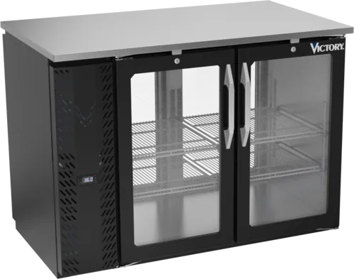 Victory Refrigeration Victory Refrigeration VBBN48HC-FG-PT-B Pass-Thru Back Bar Refrigerator