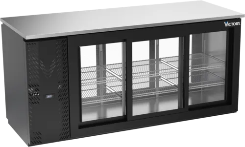 Victory Refrigeration Victory Refrigeration VBBN72HC-F-GS-PT-B Pass-Thru Back Bar Refrigerator