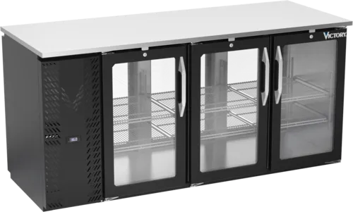 Victory Refrigeration Victory Refrigeration VBBN72HC-FG-PT-B Pass-Thru Back Bar Refrigerator