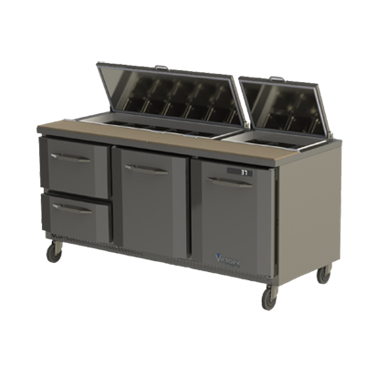 Victory Refrigeration VSP72-30B UltraSpec Series Big Top Sandwich Prep Table Victory Refrigeration VSP72-30B UltraSpec Series Big Top Sandwich Prep Table