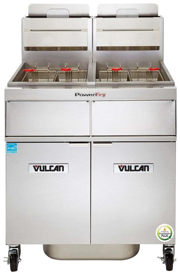 Vulcan 2VK45AF PowerFry5™ (2) 4550 lb. Fryers Gas Floor Fryer
