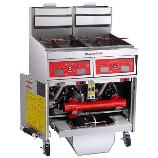 Vulcan 2VK45CF PowerFry5™ (2) 4550 lb. Fryers Gas Floor Fryer