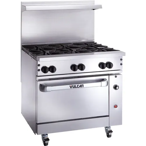 Vulcan Vulcan 36C-6BN-QS-PLATINUM Restaurant Gas Range, with and -
