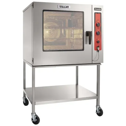 Vulcan ABC7E-480P Full Size Electric Combi Oven with Dials / Buttons Controls - 480 Volts