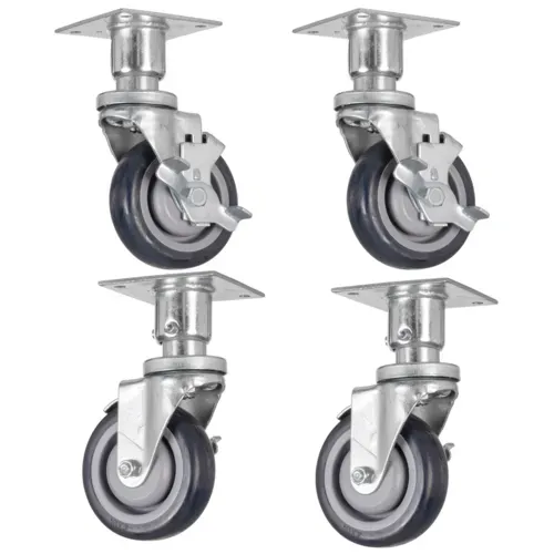 Vulcan Vulcan CASTERS-PLTMNT@2 Set of 4 adjustable casters