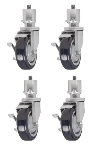 Vulcan Vulcan CASTERS-VULSCR@2 Set of 4 adjustable casters