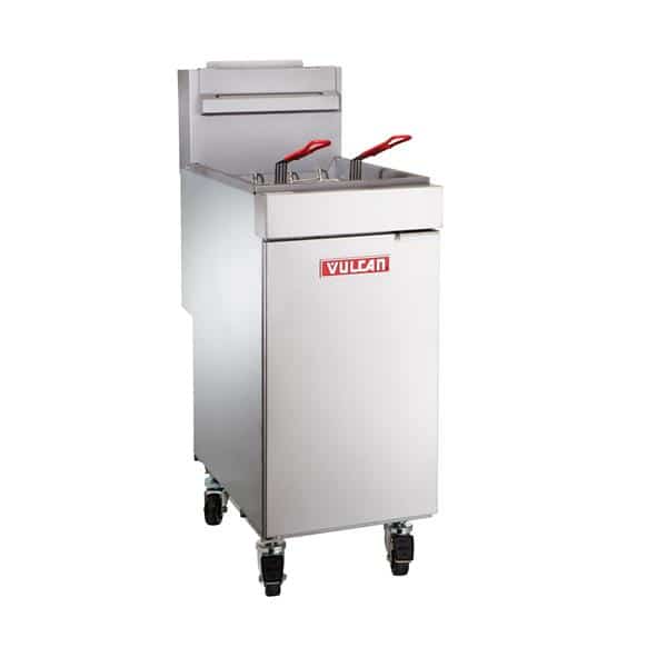 Vulcan LG300 3540 lb. Gas Floor Model Full Pot Fryer