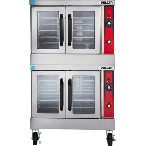 Vulcan Vulcan
VC44ED-QS-PLATINUM
 Deck
Electric Convection Oven
with Contols,
(2) 208v/60/1-ph, 120 amps total, standard