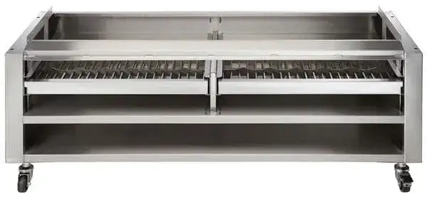 Vulcan VCCB72 72" Gas Countertop Standard Duty Radiant Charbroiler with Manual Control - 188,500 BTU