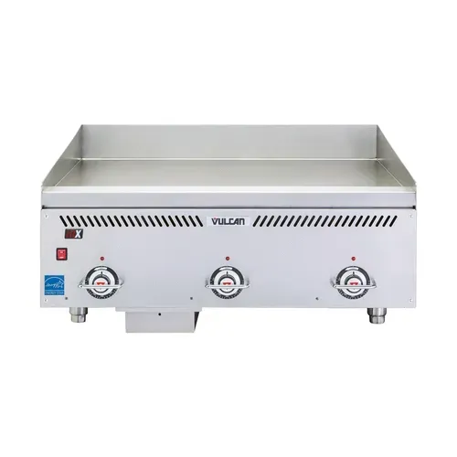 Vulcan VCCG72-IR 72'' Countertop Gas Griddle with Thermostatic Controls - 144,000 BTU