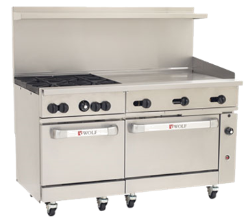 Wolf Range C60SC-4B36GT Challenger XL" Restaurant Range Wolf Range C60SC-4B36GT Challenger XL" Restaurant Range