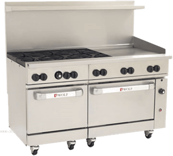 Wolf Range C60SC-6B24CB Challenger XL" Restaurant Range Wolf Range C60SC-6B24CB Challenger XL" Restaurant Range