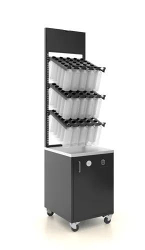 Zumex USA 10256 BOTTLE RACK BLACK DISPLAY (10256) Bottle Rack Black Display