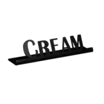 Service Ideas 1C-ST-CREAM-SIGN-BX Table Sign